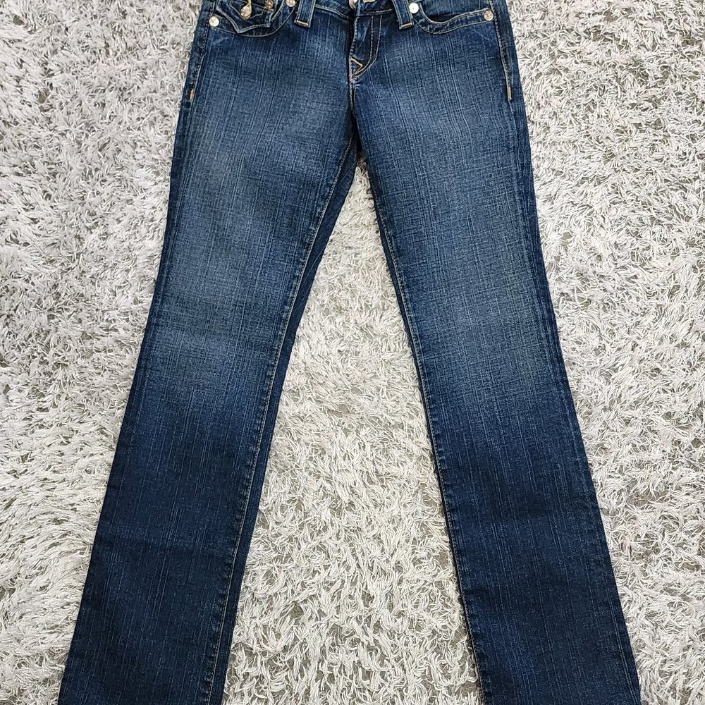 NWOT True Religion Women's Billy Straight Demin jeans Size 26